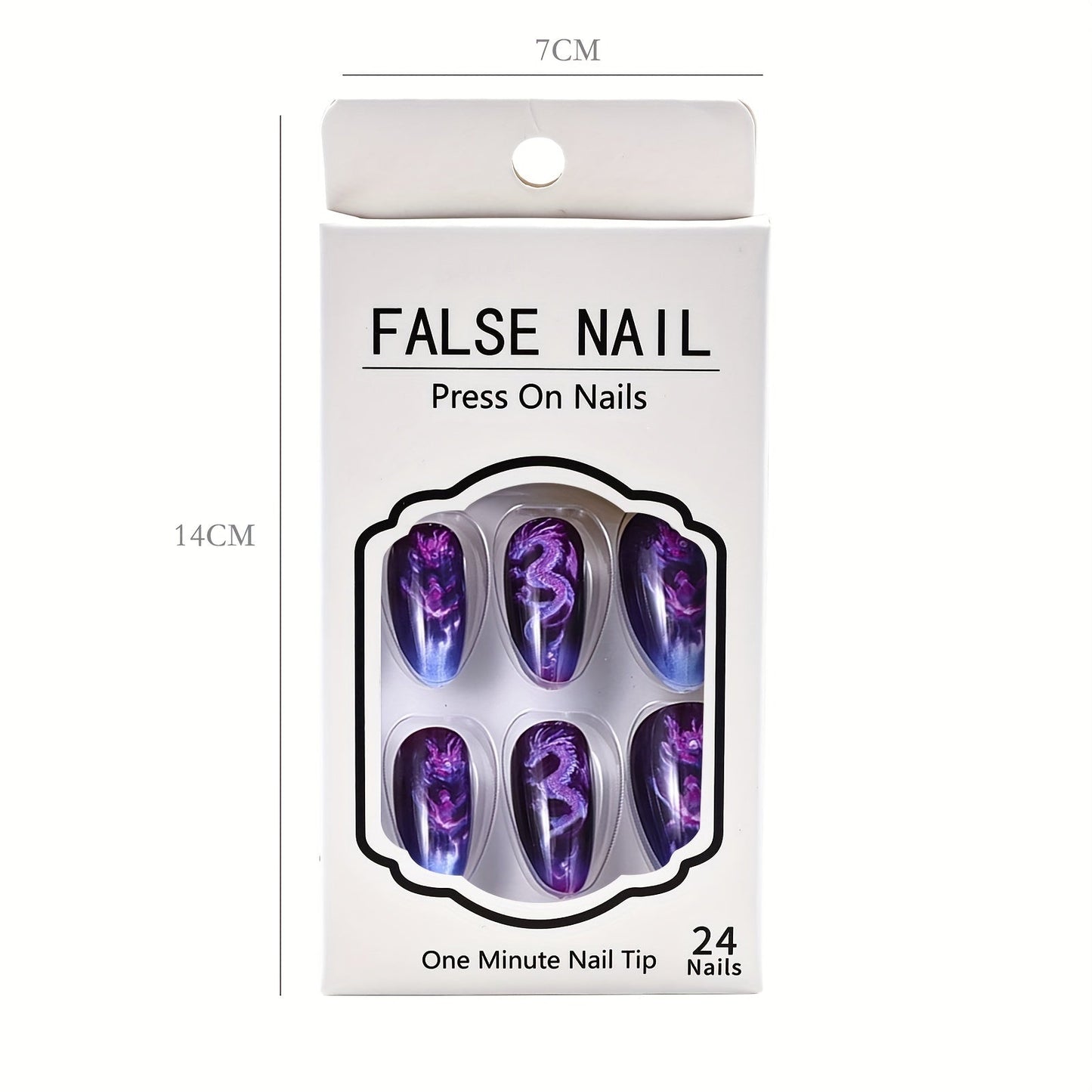 Almond Press-On Nails-4