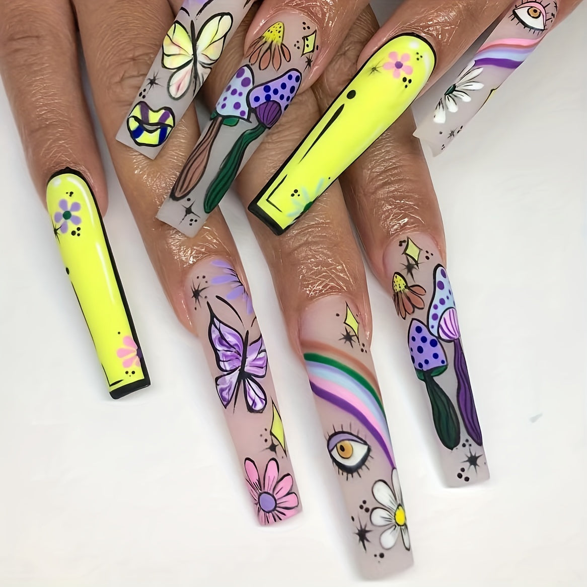 Coffin Press-On Nails-4