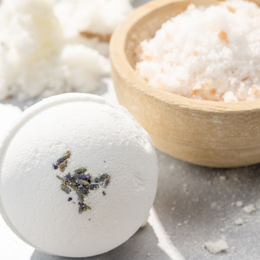 Bulk - 100 Natural Vegan Mix scents Bath Bombs - White-0