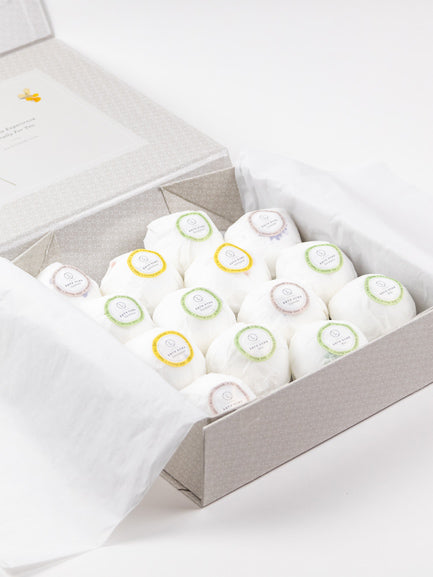 Bulk - 100 Natural Vegan Mix scents Bath Bombs - White-3