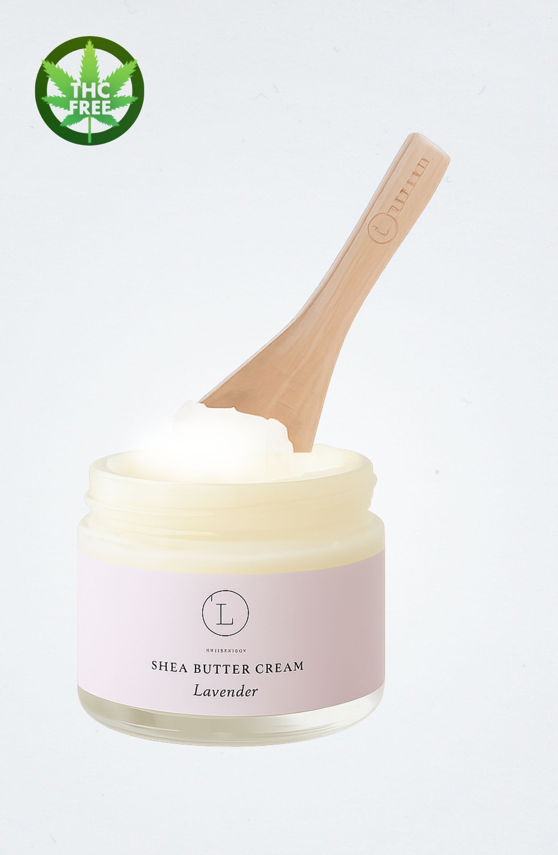 CBD Lavender Shea Butter with CBD, Body Cream (THC free)-1