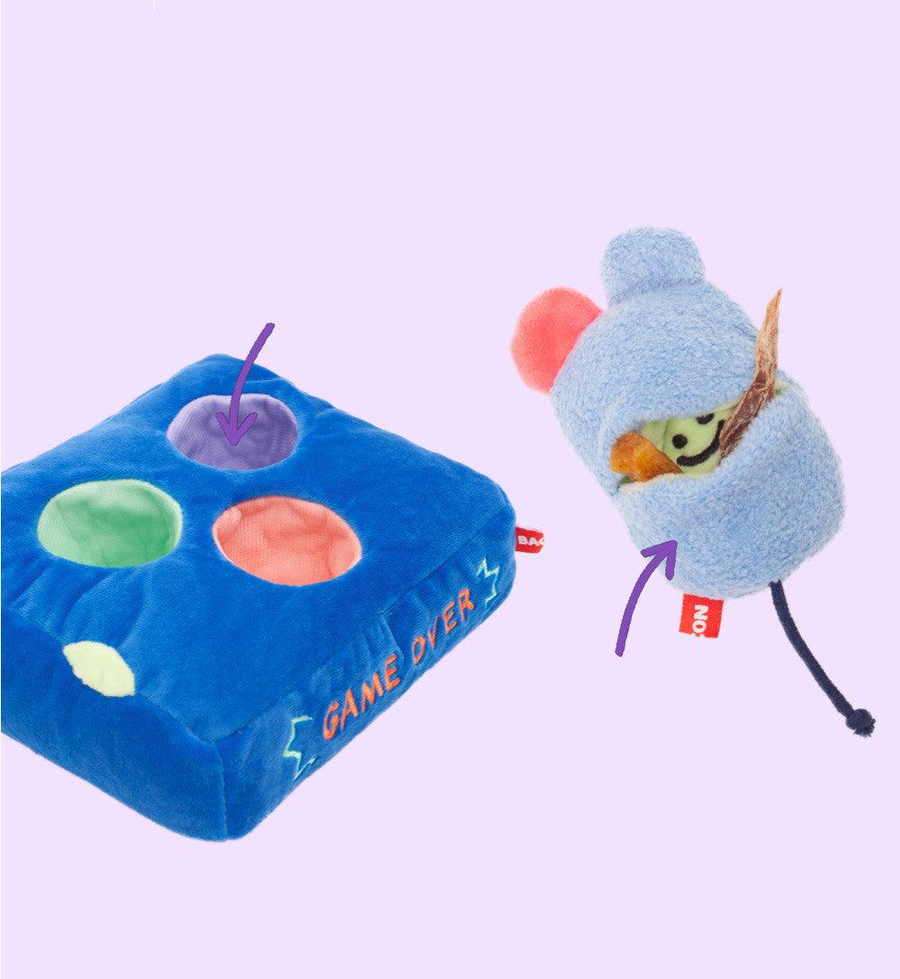 Haunted Hideaway: Interactive Ghost Mouse Plush Toy With Food-Hiding Feature-1